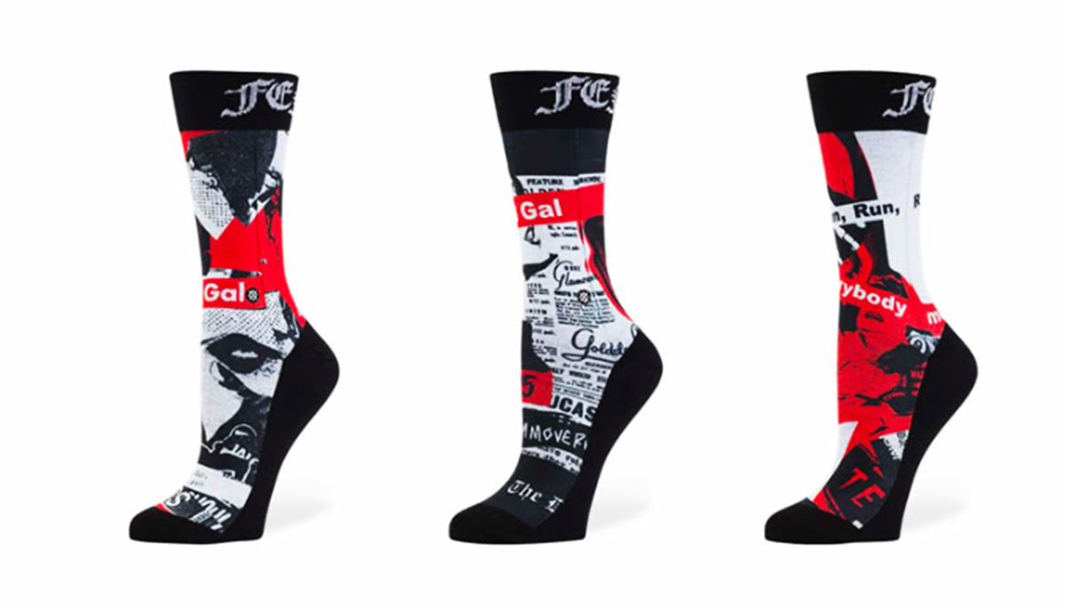 Welcome to Rihanna socks! Rihanna unveiled her latest design project collaborating with Stance