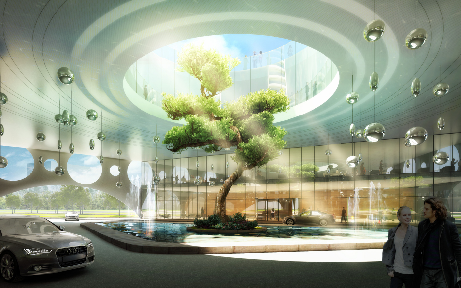 JDS&rsquo;s QIingdao Open Hand creates a huge urban space in China