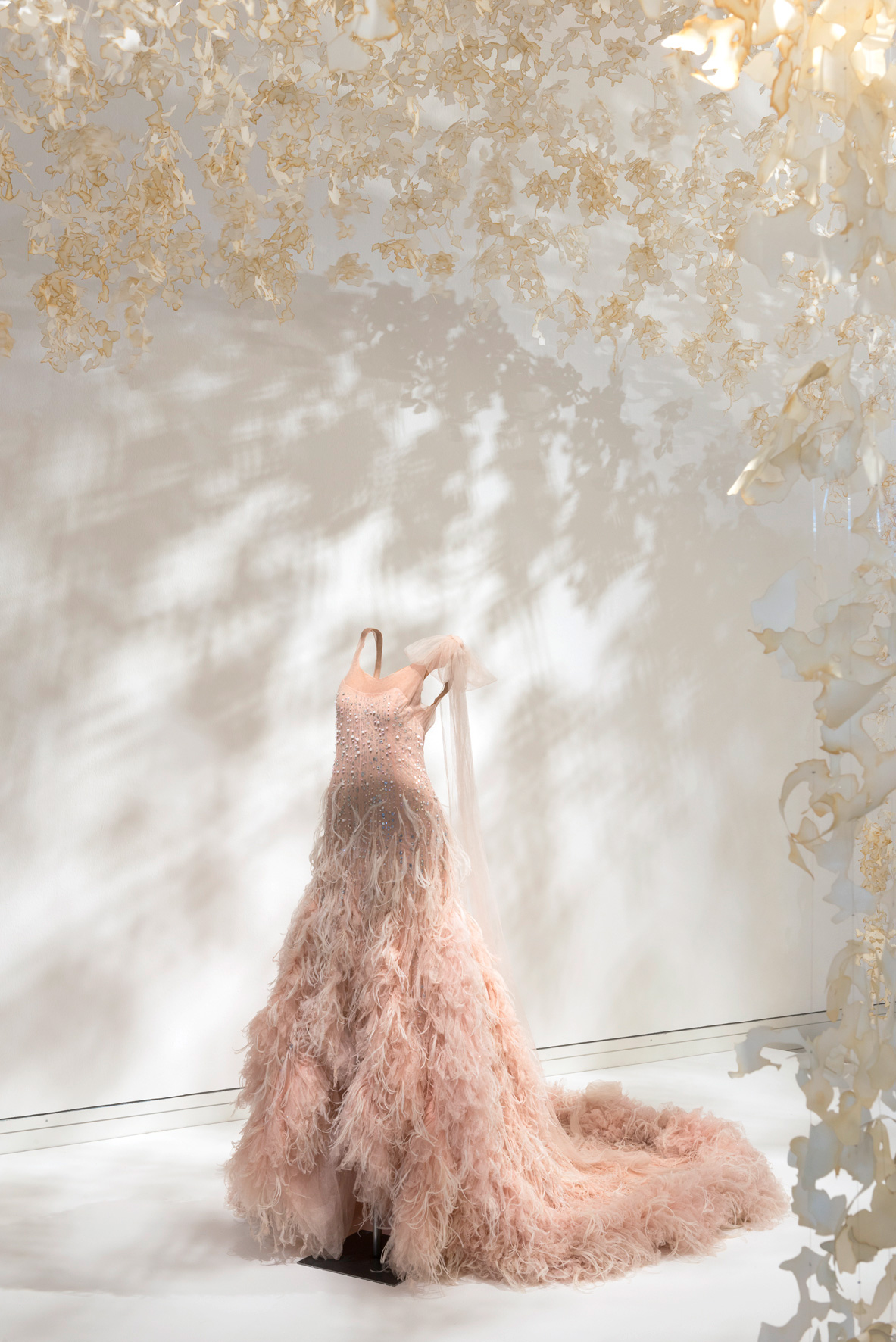 Karl Lagerfeld’s fashion is exhibited under a ’’giant paper castle’’