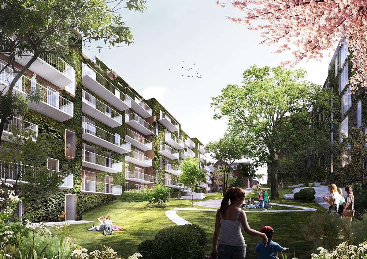 Schmidt Hammer Lassen Architects wins competition to design a new residential development in Denmark