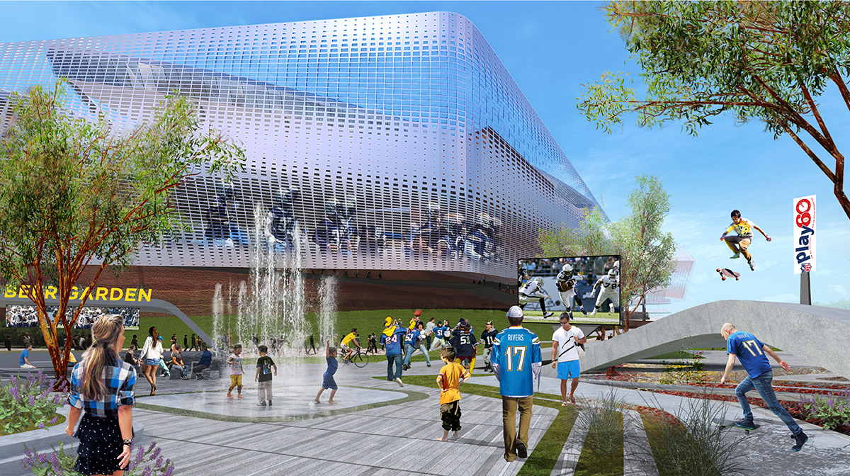 New San Diego Stadium Concept Plans revealed by Populous