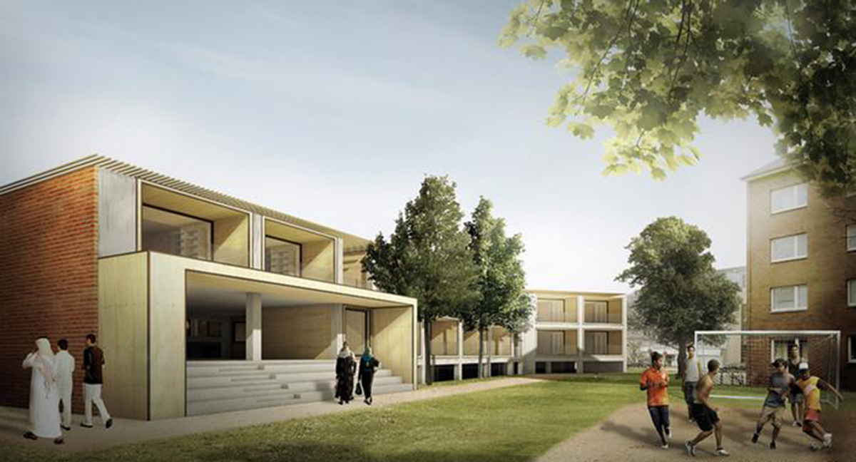 German students designed residences for refugees