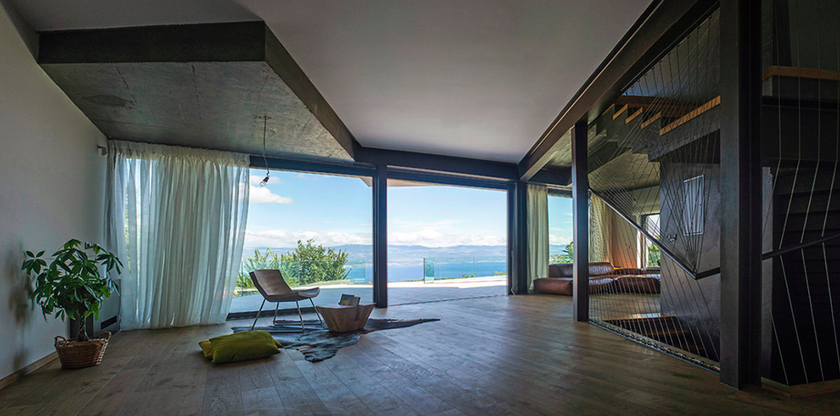 Gumno House settled with intricate landscape on Croatia Islands