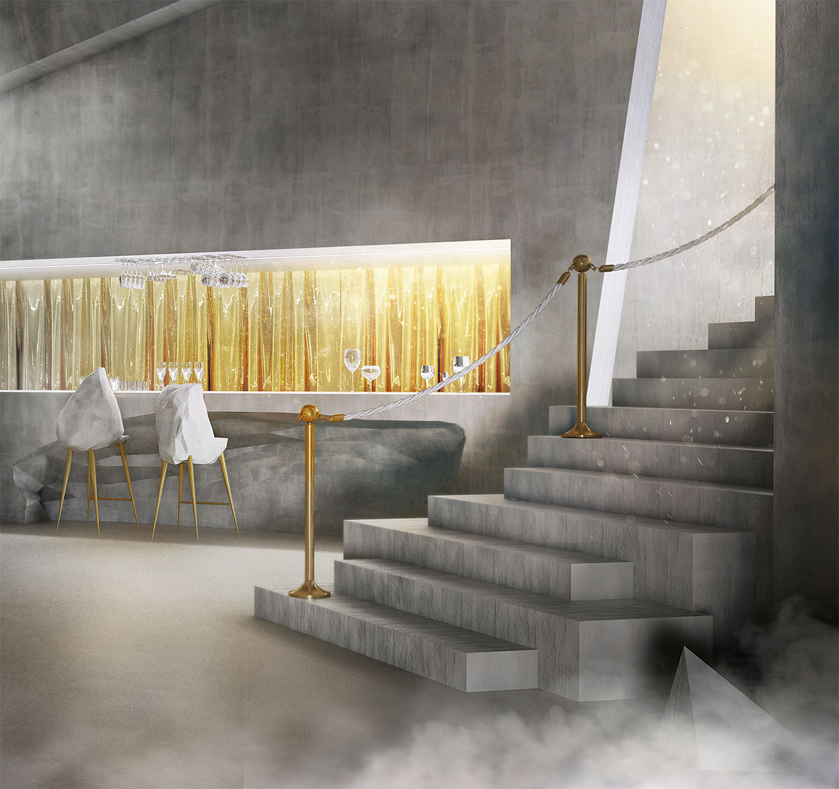 The designer Karina Wiciak creates a stone-age tale in the concept of restaurant called
