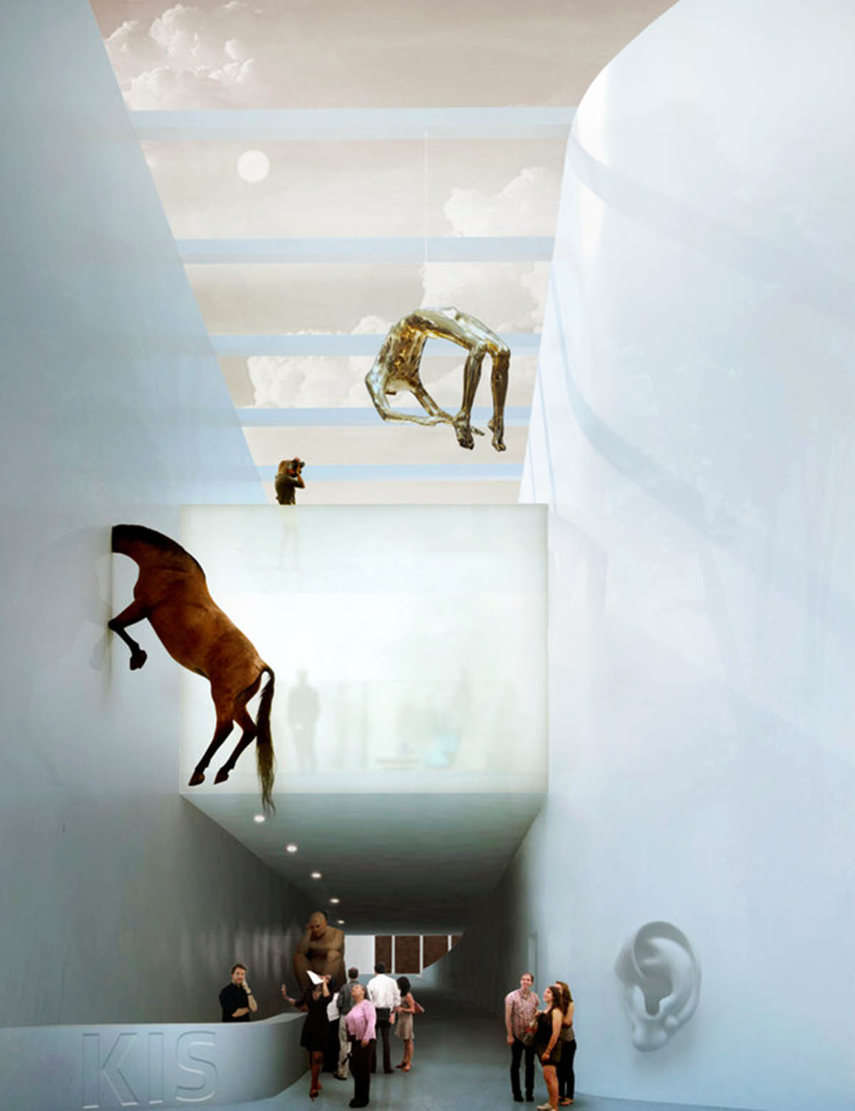 BIG proposes new Kistefos Museum that acts as a second bridge in the dramatic landscape of Kistefos