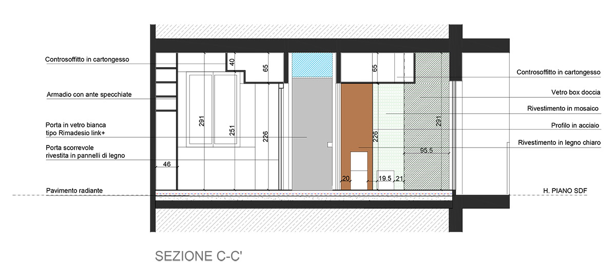 BLA Architecture renovates ’’Elda’’ residential unit with new materials and plan adaptation in Italy