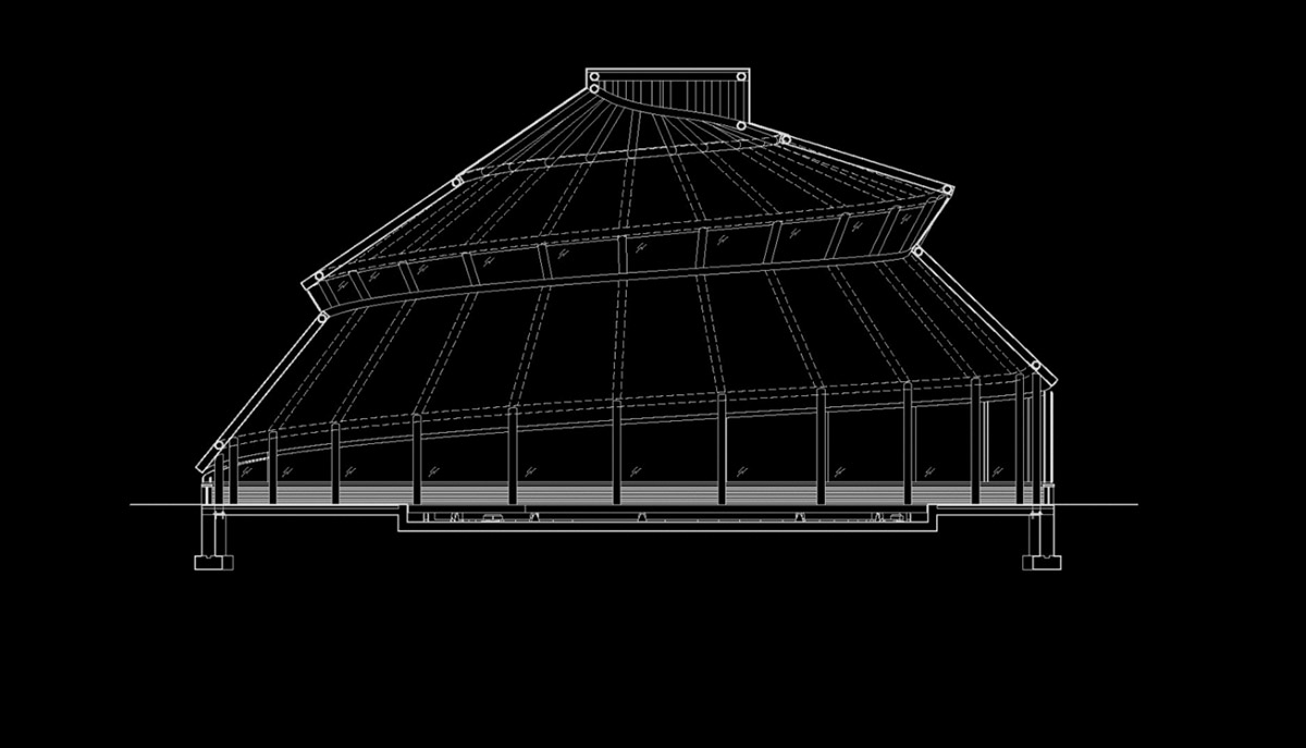 WXY designs a spiraling ecological structure that transforms art and architecture into an instrument