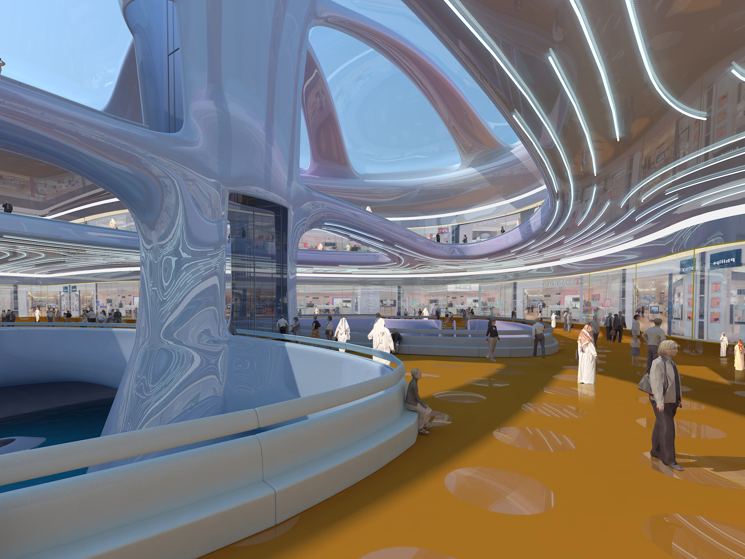 DSO-Plex spaceship designed by S&ouml;hne & Partner Architekten