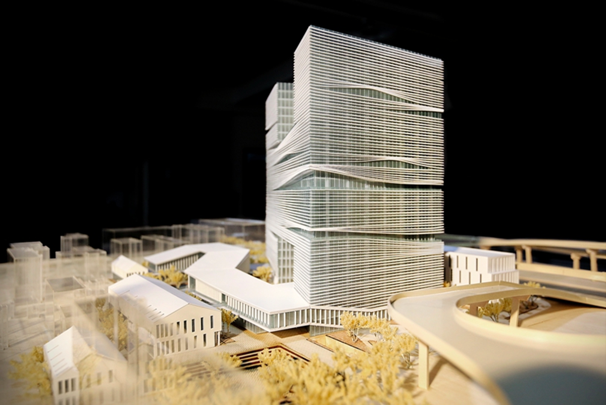 Zhejiang Printing Group Headquarters Building’s construction begins in 2015 designed by LYCS