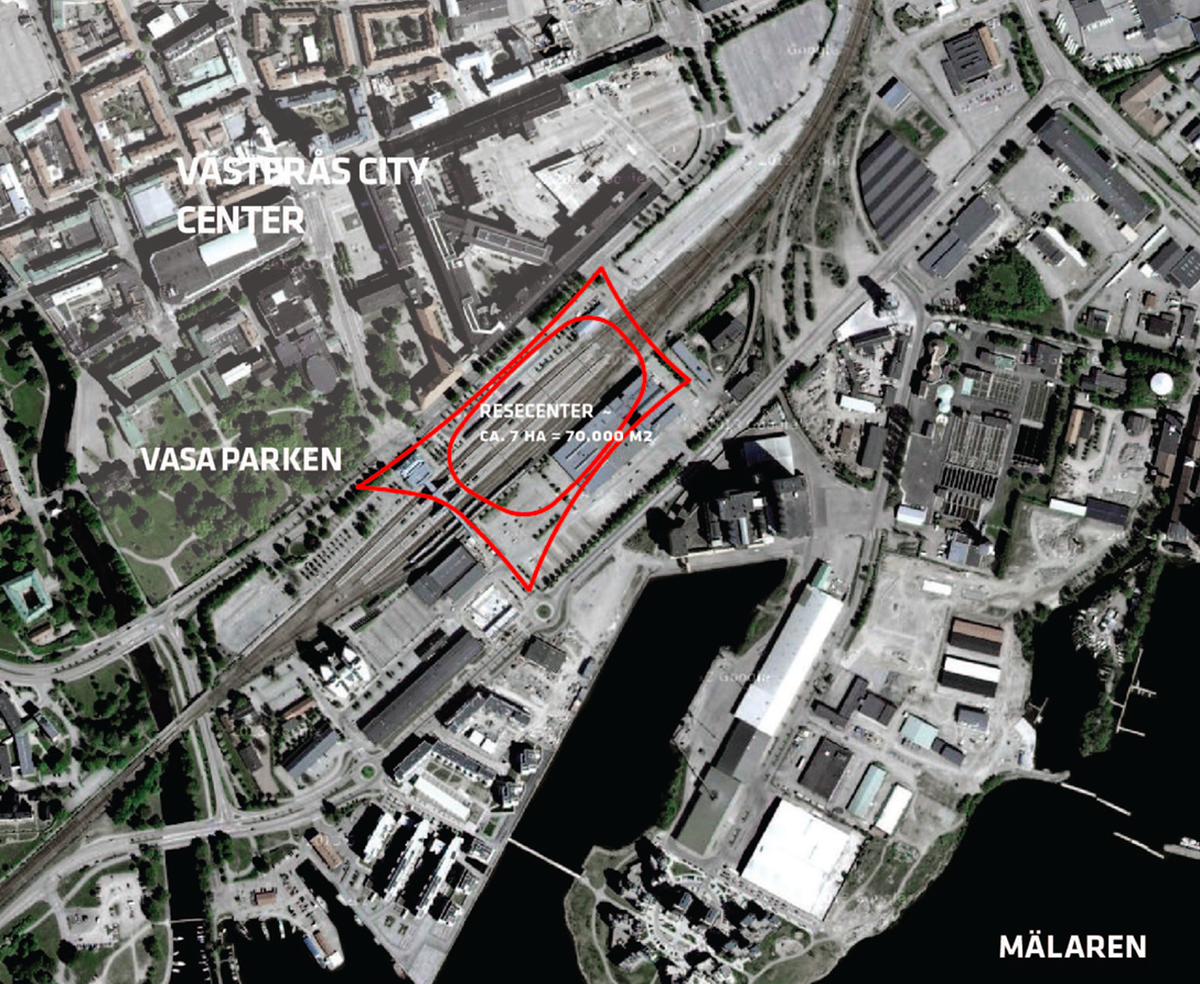 BIG, with Tyrens &Kragh & Berglund has unveiled the proposal for Vasteras Travel Center