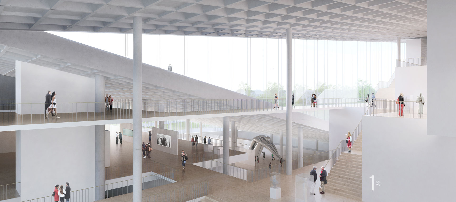 Henning Larsen Architects revealed its proposal for The New National Gallery&Ludwig Museum