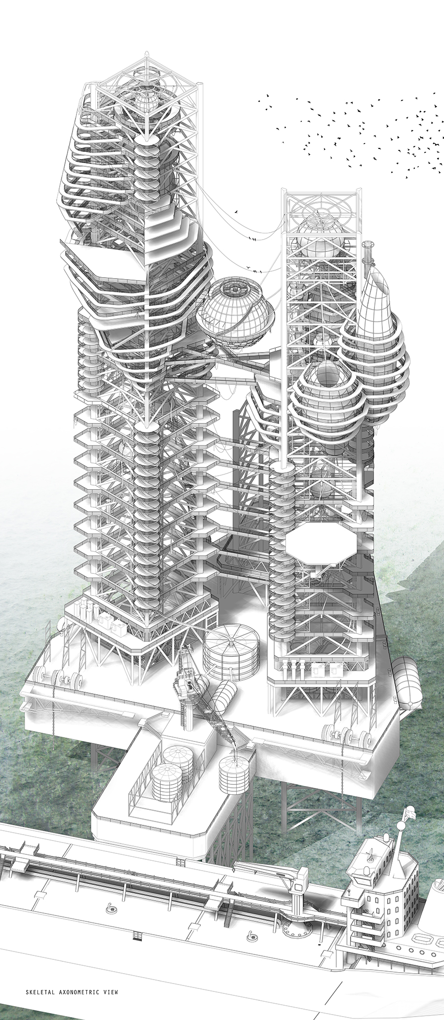Bio-Rig is the new setting for new energy sources designed by Julien Nolin