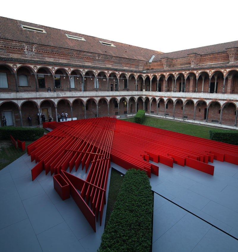 Daniel Libeskind’s ’’Future Flowers’’ at the 2015 Salone del Mobile