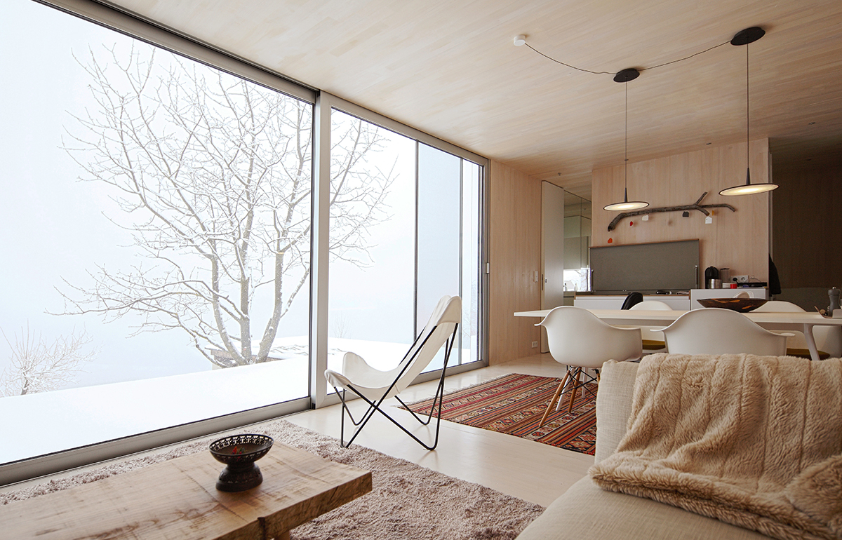 Delugan Meissl Architects designed an invisible house that gets lost in environment