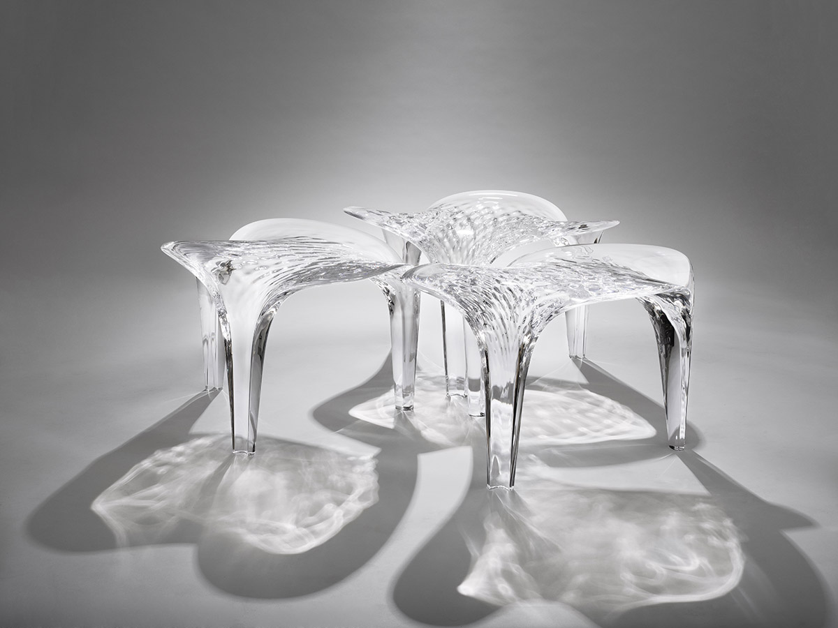 Zaha Hadid’s Liquid Glacial Collection for David Gill Gallery