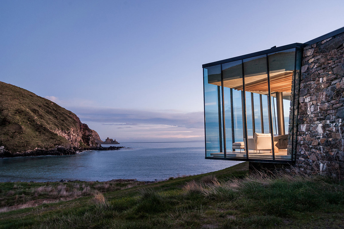 This house was built by using local materials and constructed from rock quarried