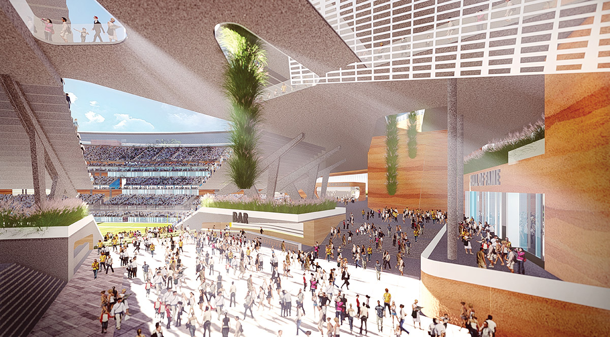 New San Diego Stadium Concept Plans revealed by Populous