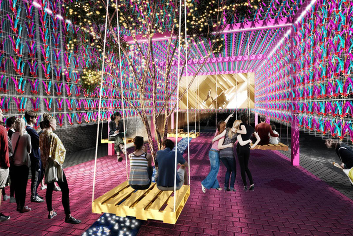 SPARK Architects creates an exciting playground ’’Jianzi Box’’ for Beijing Design Week