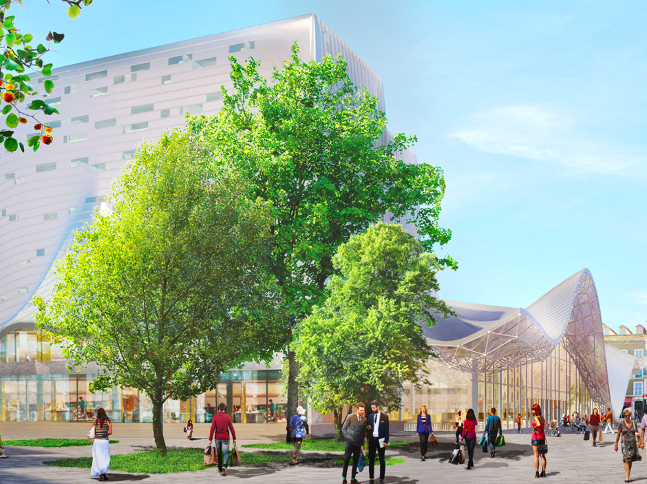 Market and Civic Offices by MVRDV adumbrates &rsquo;&rsquo;nude structure&rsquo;&rsquo;