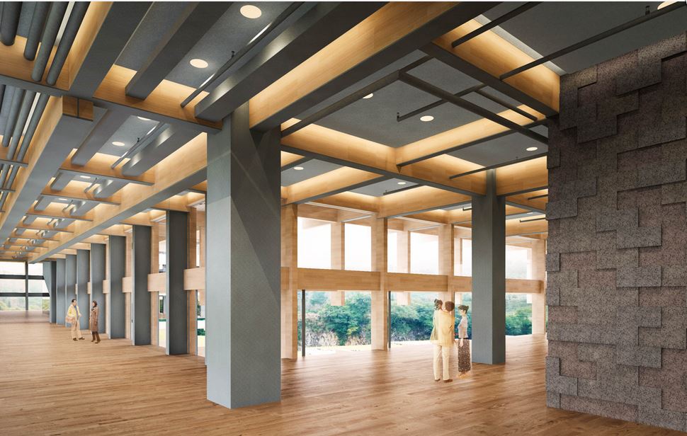 Ongoing Project:Yunnan Sales Center by Kengo Kuma