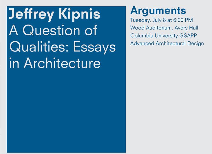 Arguments Lecture Series: Jeffrey Kipnis