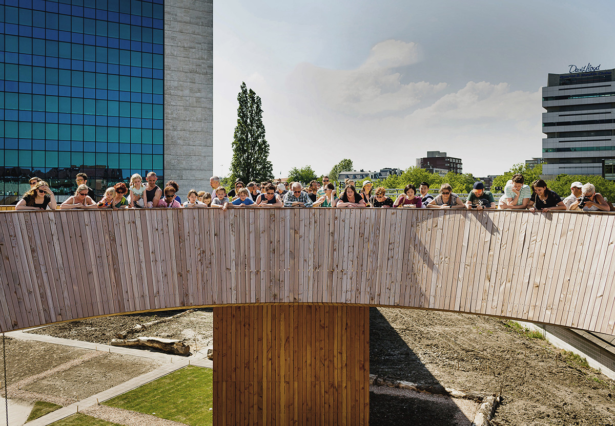 The Luchtsingel,  world’s first crowd funded public infrastructure,  completed