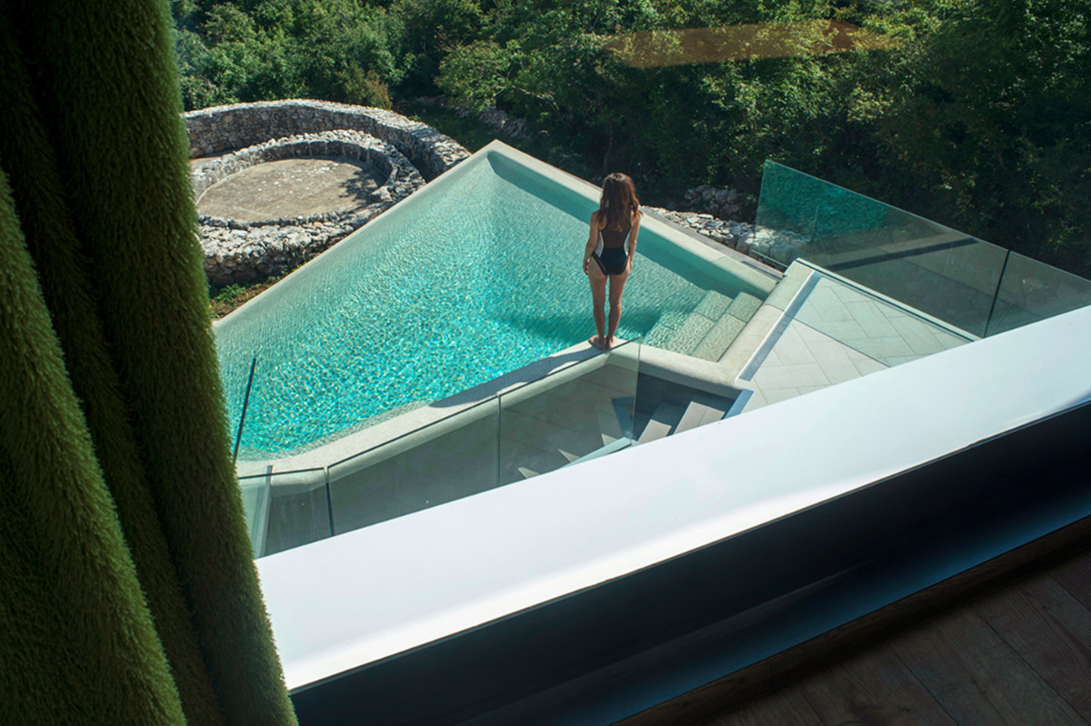 Gumno House settled with intricate landscape on Croatia Islands