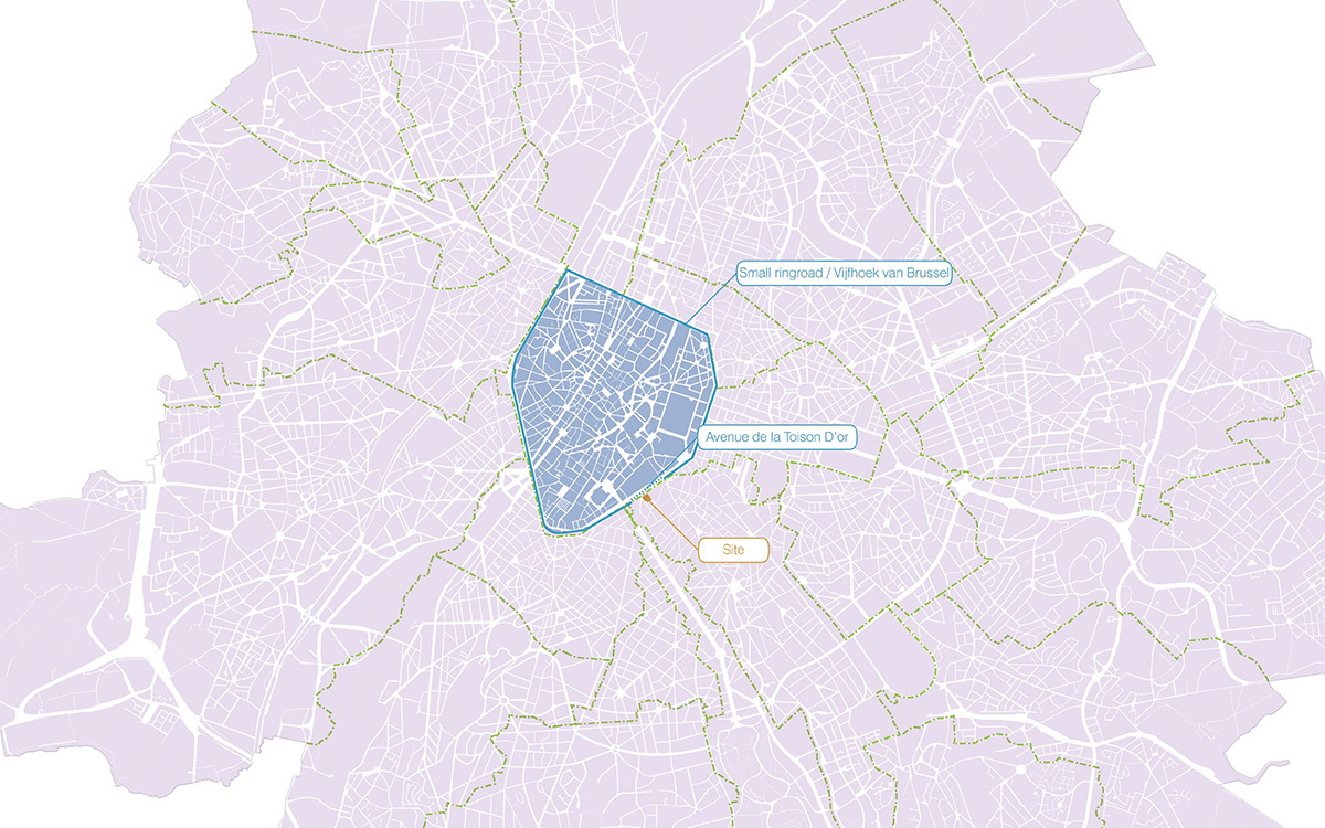 UNStudio plays with facade rhythm of Le Toison D&rsquo;or Rising in Belgium