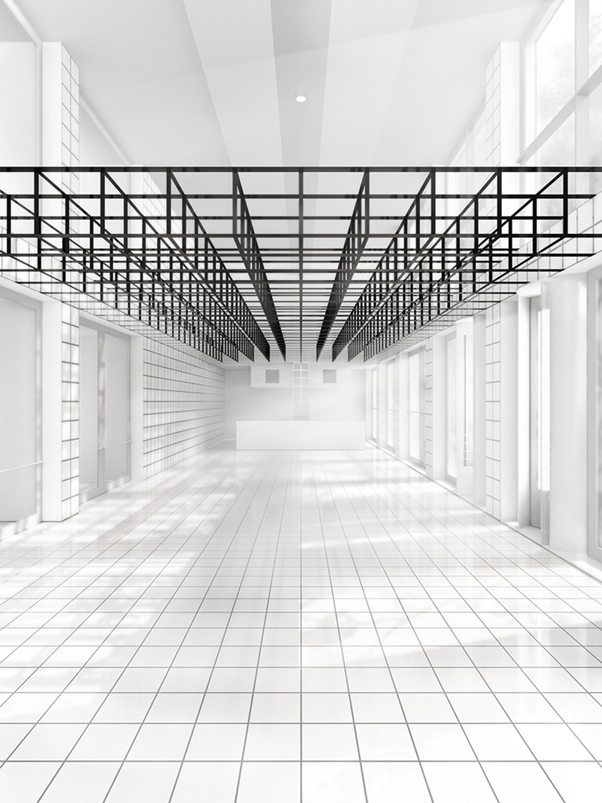 ’’Grid is a Grid is a Grid is Grid is a Grid’’ is an installation for the cafe space designed by JM