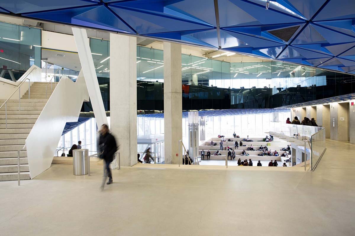 Sn&oslash;hetta&rsquo;s crystallized-sculptural building is a new gathering space for students in Toronto