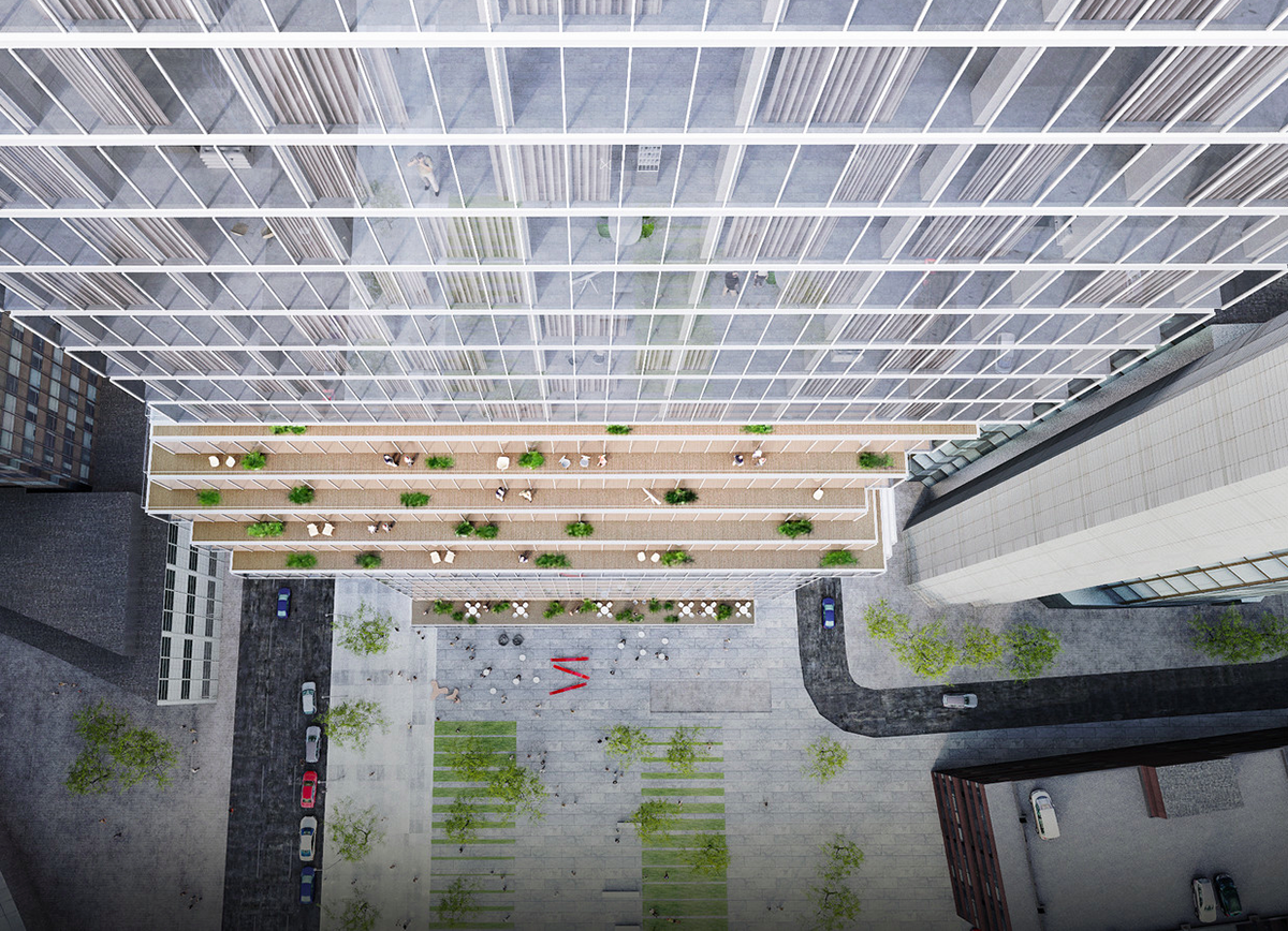 BIG proposes a new high-rise for Frankfurt city center