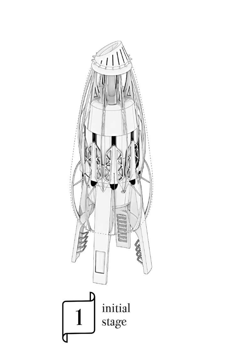 Eduardo Camarena&María Urigoitia designed ’’Surftopia’’:A temporary colonization units