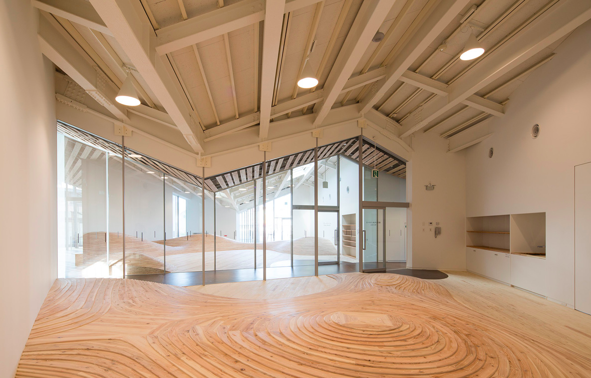 Towada City Plaza revealed by Kengo Kuma