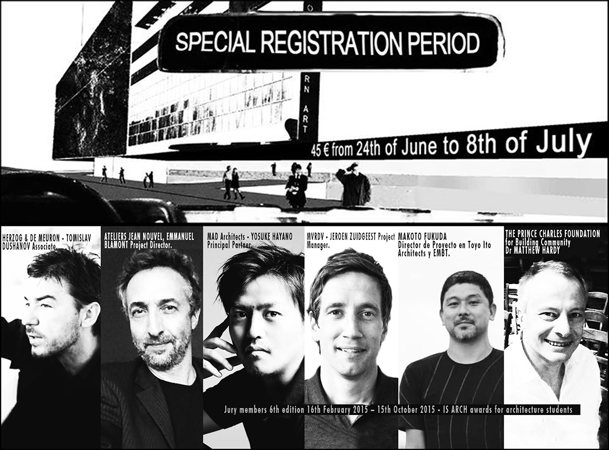 IS ARCH Awards for Architecture Students-Special Registration Period