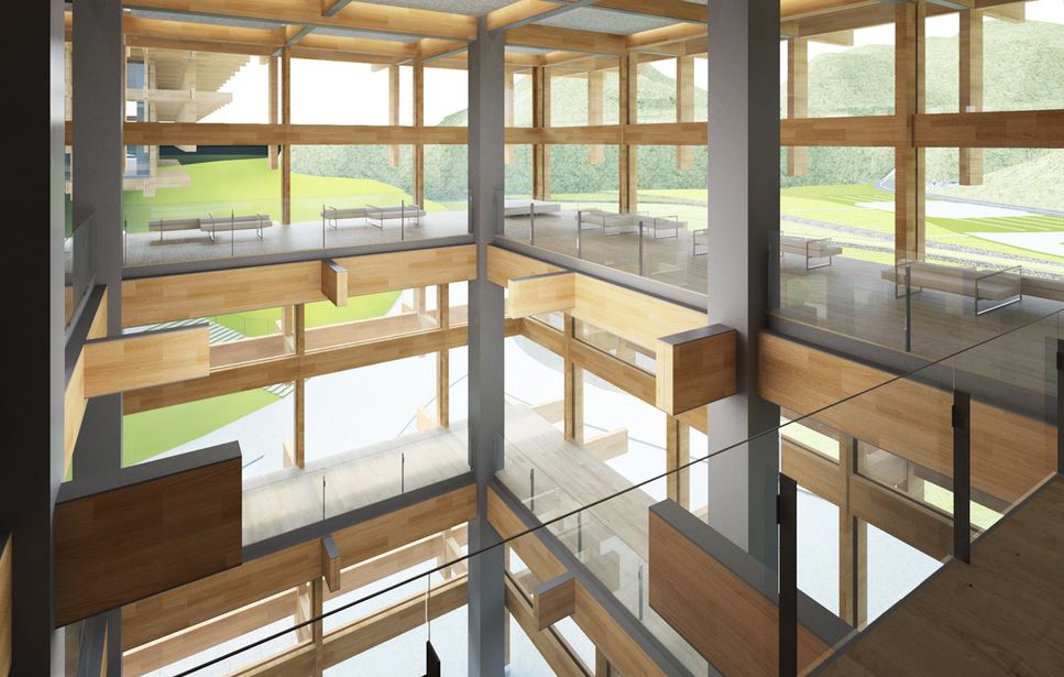 Ongoing Project:Yunnan Sales Center by Kengo Kuma