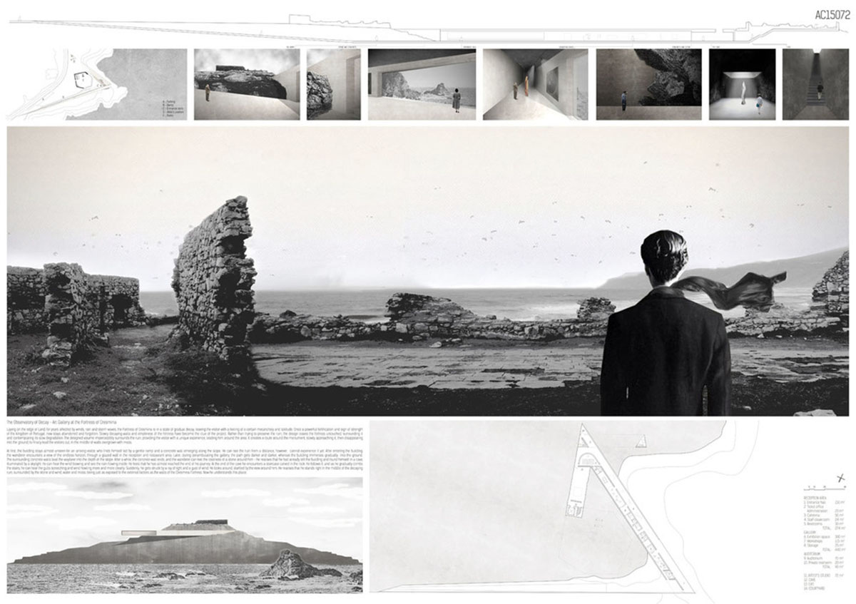 Site Art Center Fortress of Cresmina, Portugal Competition Winners Announced