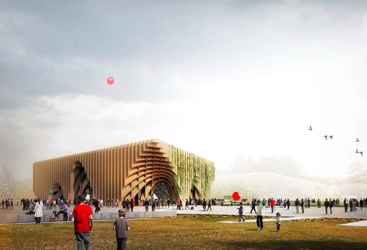 France Pavilion’s ’’giant wooden structure’’ at Expo Milano 2015