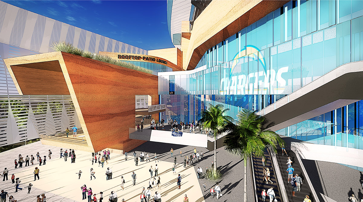 New San Diego Stadium Concept Plans revealed by Populous