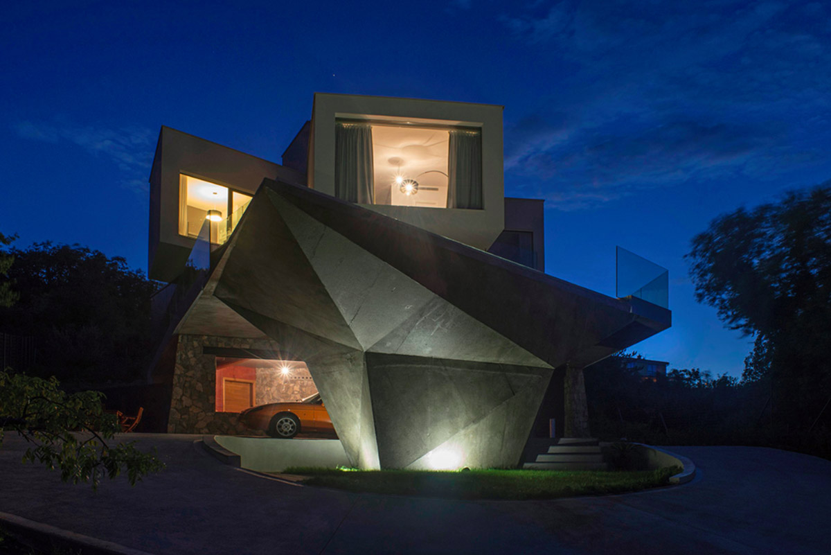 Gumno House settled with intricate landscape on Croatia Islands