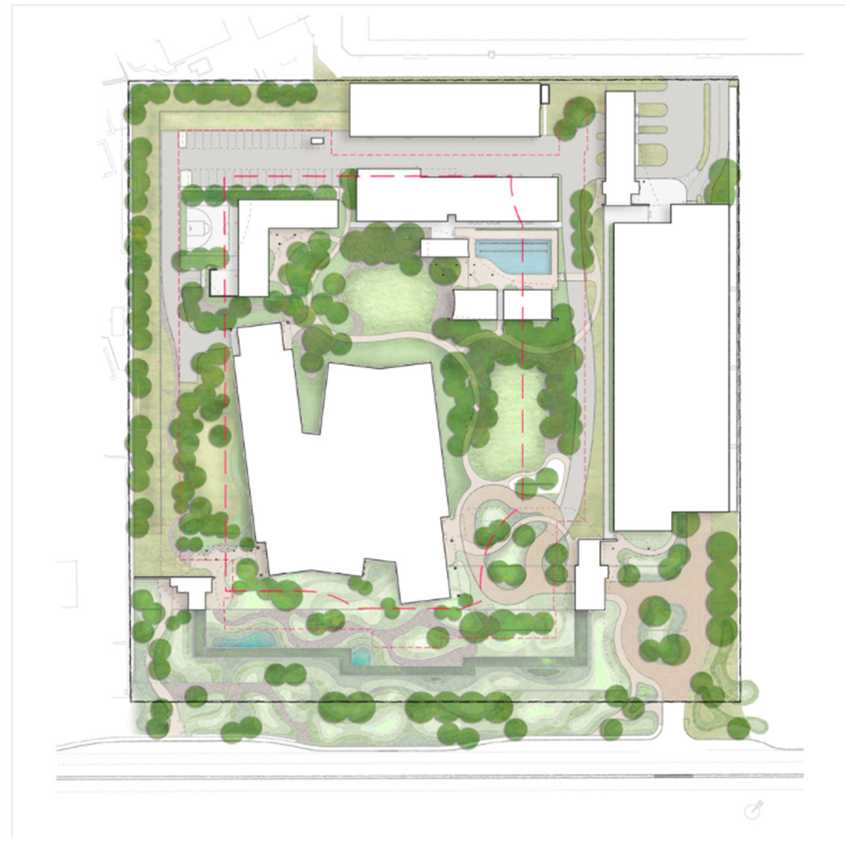 The new U.S. Embassy in Mozambique by Allied Works Architecture is expected to be completed in 2017