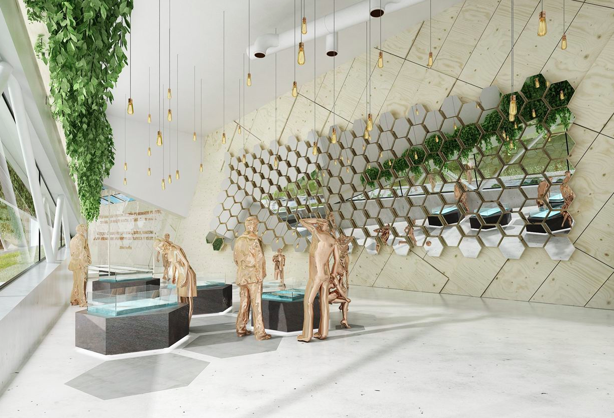 Slovenia Pavilion presents ’’cascading facade’’ with the integration of landscape at Expo Milano 2015