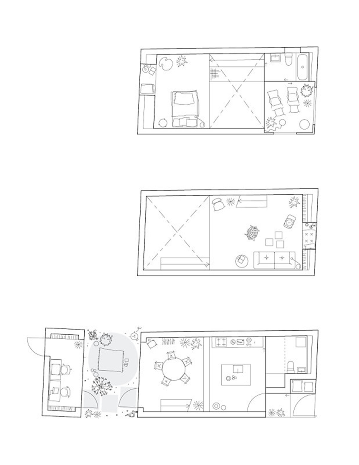 Townhouse is sandwiched between old buildings with a fresh look in Landskrona, Sweden