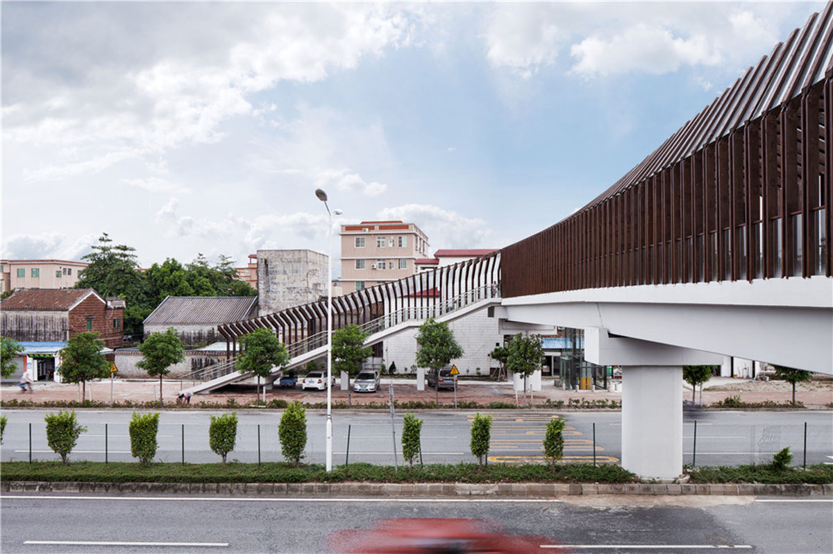 ADARC Associates completed Foshan New City Village Walkway Bridge in China