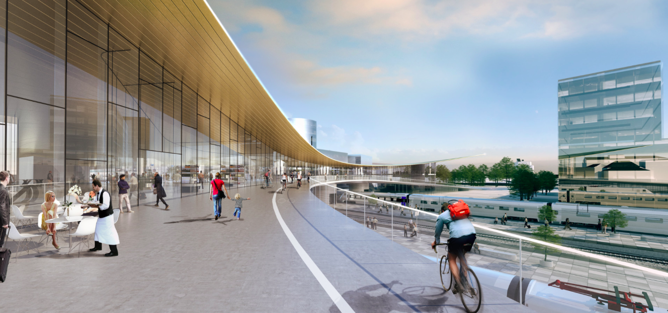 BIG, with Tyrens &Kragh & Berglund has unveiled the proposal for Vasteras Travel Center