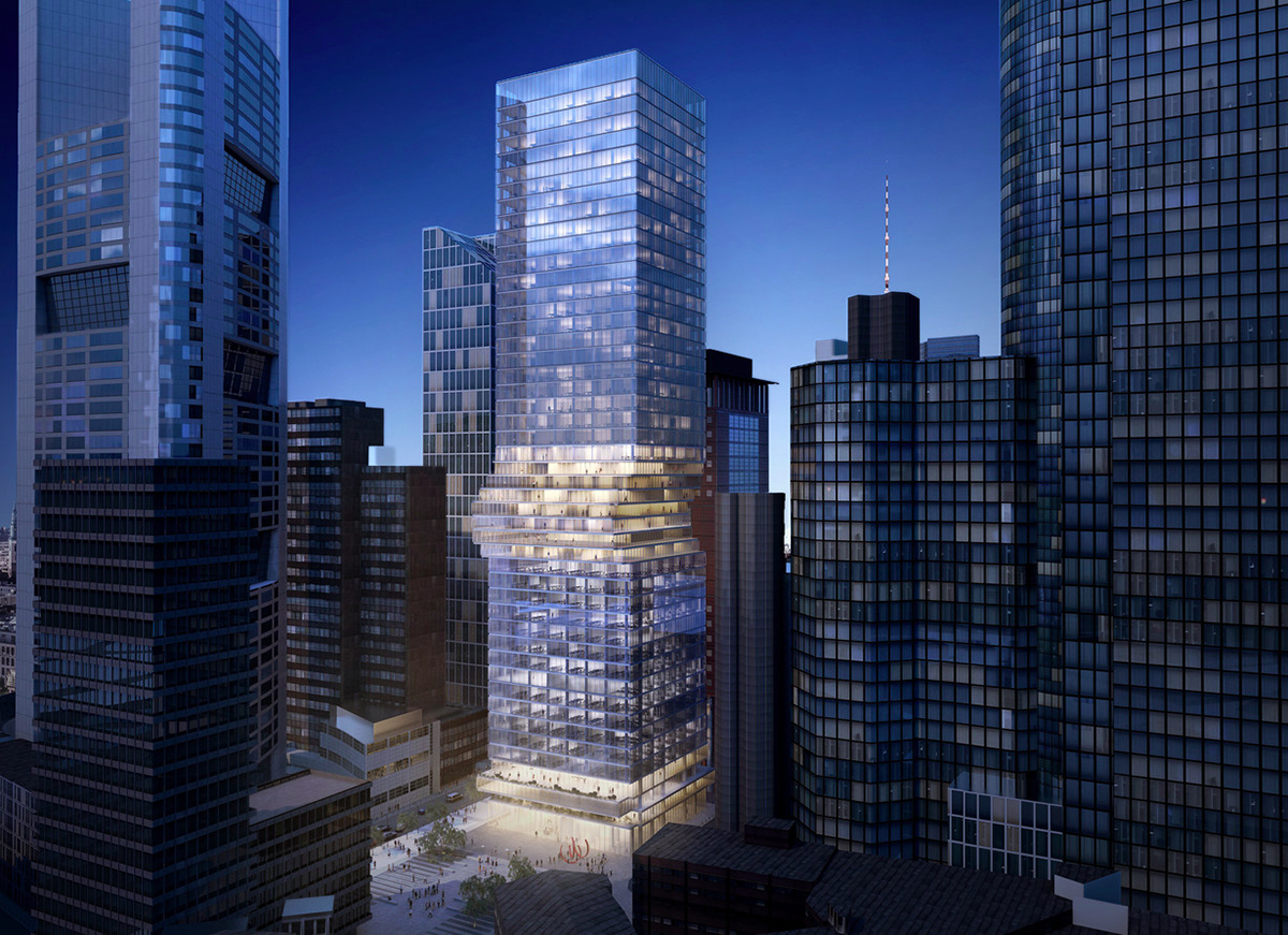 BIG proposes a new high-rise for Frankfurt city center