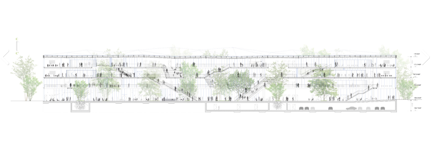 New Learning center for the polytechnique school in Paris-Saclay
