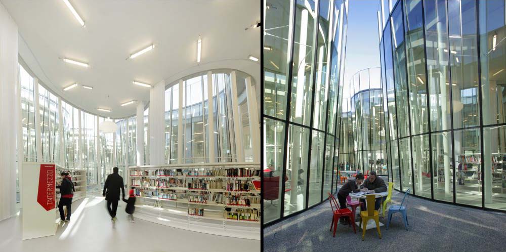 Marsan media library in France:is a &rsquo;&rsquo;calm&rsquo;&rsquo; glass box