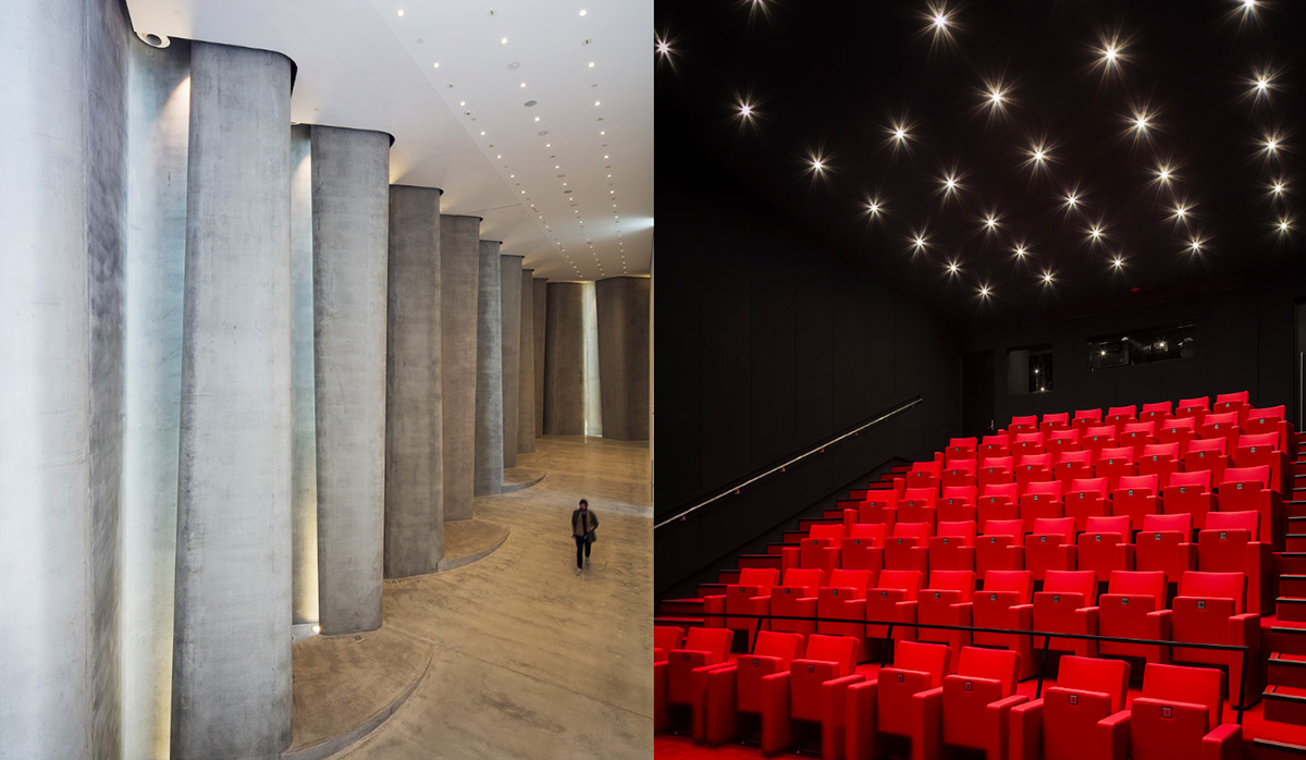 The Len Lye Contemporary Art Museum is a new urban sculpture that creates a holographic effect