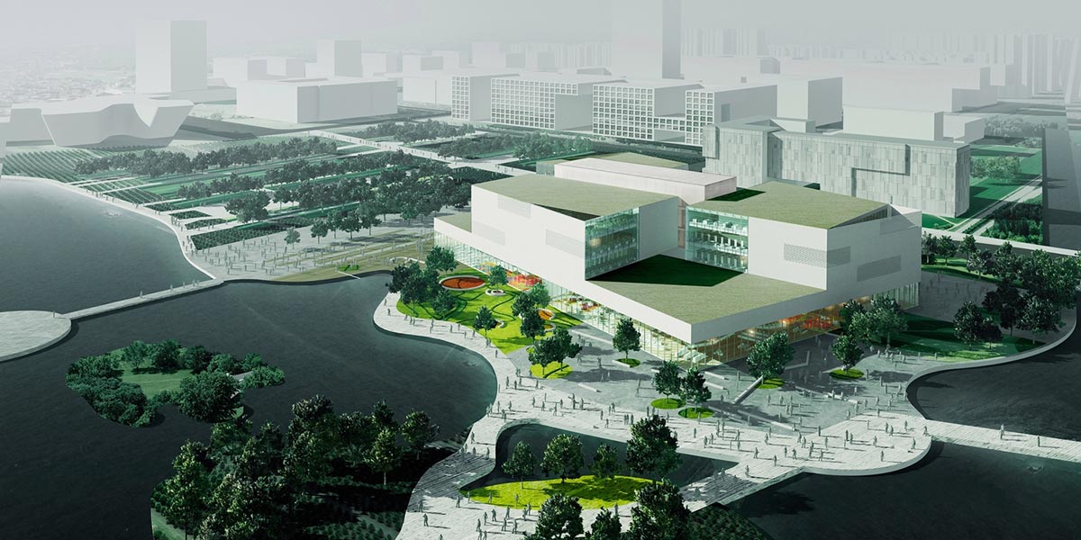 Schmidt Hammer Lassen Architects breaks ground for the studio’s first library in China