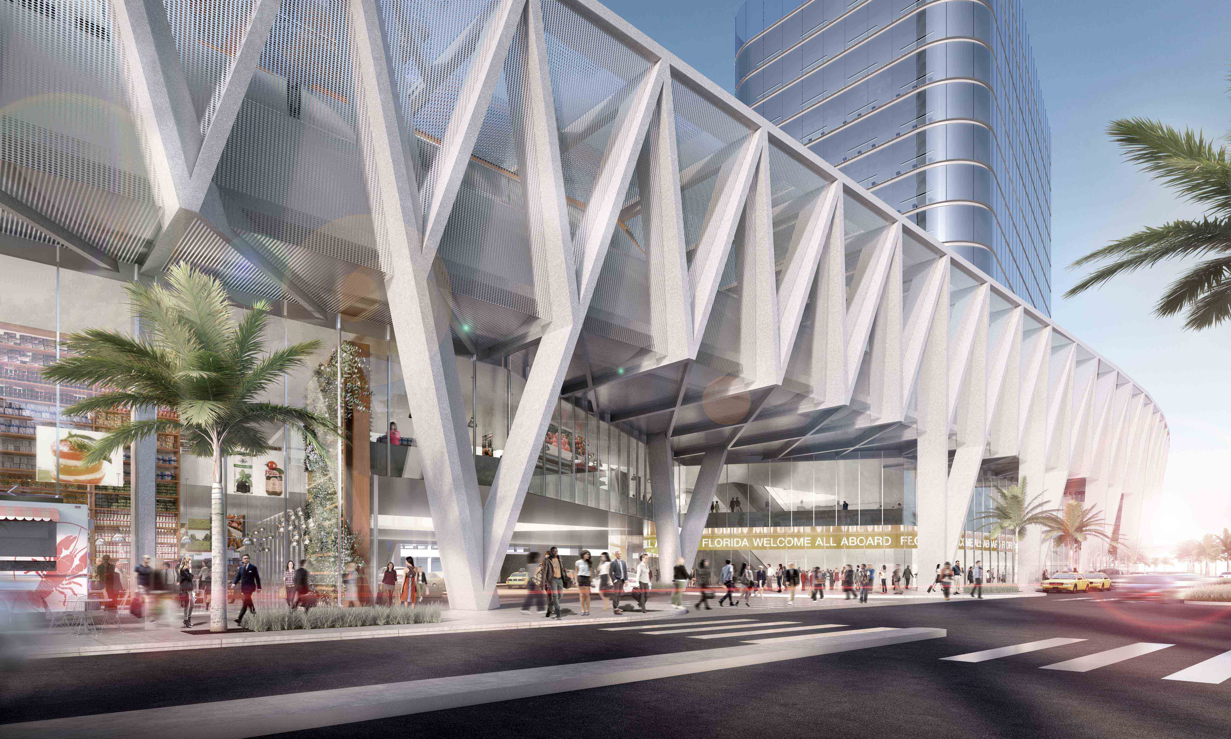 Skidmore’s,Owings & Merrill’s Design For All Aboard Florida Miami Station